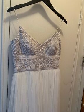 Adrianna Papell White Gown